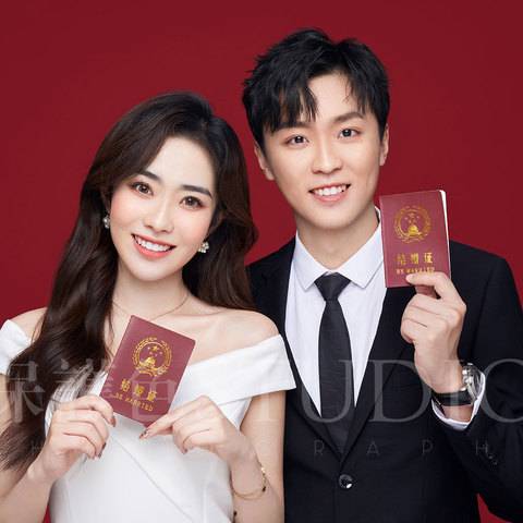 结婚登记照+官宣套餐（大声宣布我们领证啦）样片
