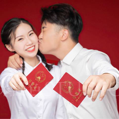 结婚登记照+官宣套餐（大声宣布我们领证啦）样片