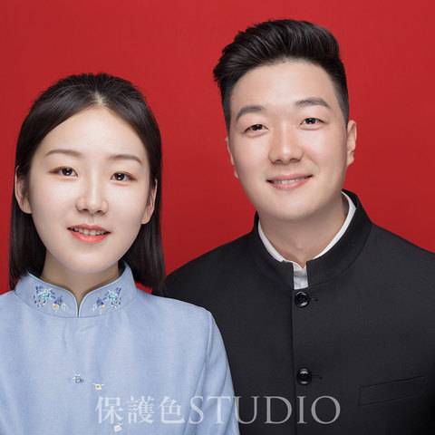 结婚登记照（可自带照片登记领证）样片