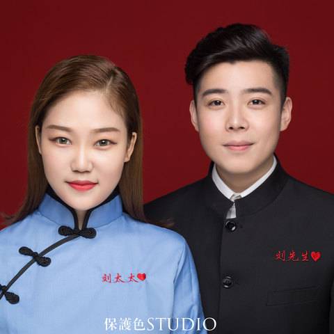 结婚登记照（可自带照片登记领证）样片